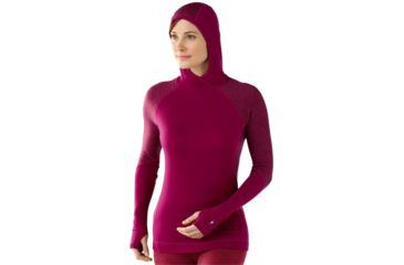 Image of Smartwool Midweight Hoody - Women's-Berry Heather-Large