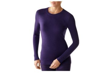 Image of Smartwool Midweight Pattern Crew - Women's-Imperial Purple-Small