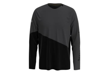 Image of Smartwool Mountain Bike Long Sleeve Jersey - Mens, Black, Medium, SW0169640011-001 BLACK-M