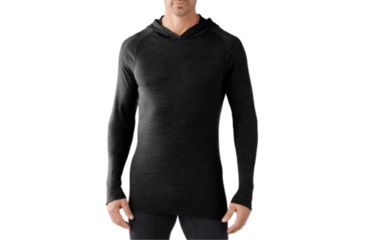 Image of Smartwool NTS 250 Hoody - Mens, Charcoal Heather, 2XL, SW016118010XXL