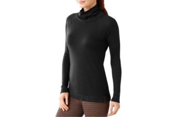 Image of Smartwool NTS 250 Turtle Sweater - Womens, Charcoal Heather, Extra Small, SW0NP234010XS