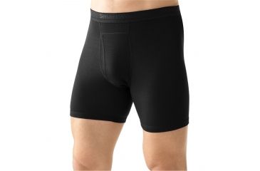 Image of Smartwool NTS Micro 150 Boxer Brief-Men's-Black 2014-Large