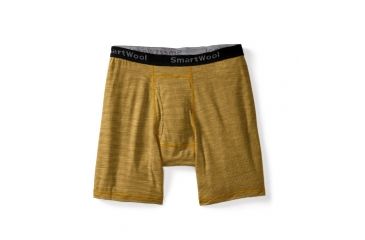 Image of Smartwool NTS Micro 150 Boxer Brief - Men's-Pattern Sunglow-Large