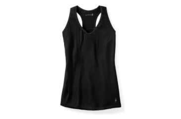 Image of Smartwool NTS Micro 150 Tank - Womens, Black, Large, SW0SN404001L