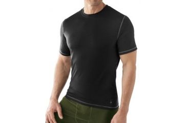 Image of Smartwool NTS Micro 150 Tee, Black, Small SW0SL727001-S
