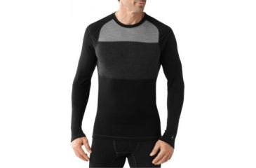 Image of Smartwool NTS Mid 250 Color Block Crew, Black, 2XL SW0NP657001-XXL