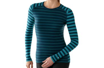 Image of Smartwool NTS Mid 250 Crew - Women's-Pattern Capri Heather-Medium