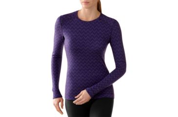 Image of Smartwool NTS Mid 250 Crew - Women's-Pattern Imperia /Silver-Small