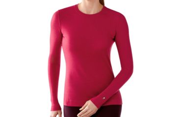 Image of Smartwool NTS Mid 250 Crew - Women's-Persian Red Heather-Small