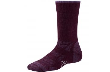 Image of Smartwool Outdoor Sport Medium Crew Sock - Women's-Aubergine-Large