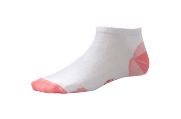 Image of Smartwool Outdoor Sport Ultra Light Micro Hiking Sock - Women's-White/Hibiscus-Large
