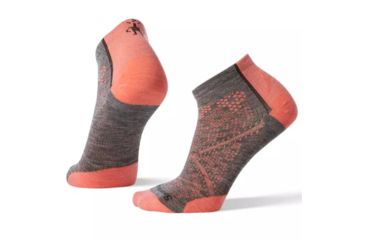 Image of Smartwool PhD Cycle Ultra Light Low Cut Socks - Womens, Medium Gray, Large, SW001421052-L