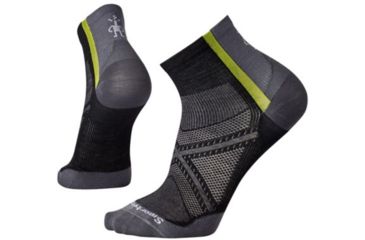 Image of Smartwool PhD Cycle Ultra Light Mini Sock - Men's, Black, X-Large SW001107001-XL