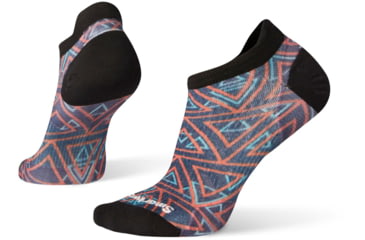 Image of Smartwool PhD Cycle Ultra Light Print Micro - Womens, Deep Navy, Large, SW007016092-L