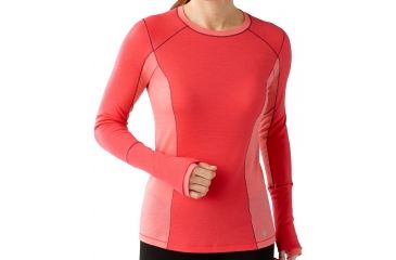 Image of Smartwool PhD Light Long Sleeve Top - Women's -Hibiscus-X-Small