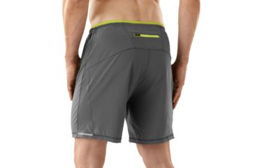 Image of Smartwool PhD Long Run Short - Men's-Graphite-Small