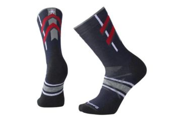 Image of Smartwool PhD Nordic Medium Pattern Sock - Men's, Deep Navy, Medium SW001094092-M