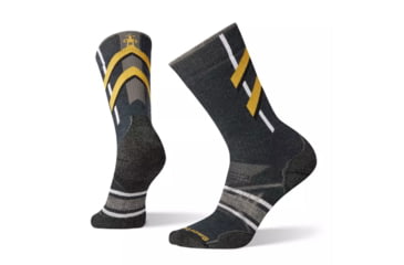 Image of Smartwool PhD Nordic Medium Pattern Socks - Mens, Everglade, Medium, SW001094B96-M