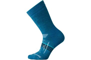 Image of Smartwool PhD Outdoor Heavy Crew Sock - Women's-Glacial Blue-Small