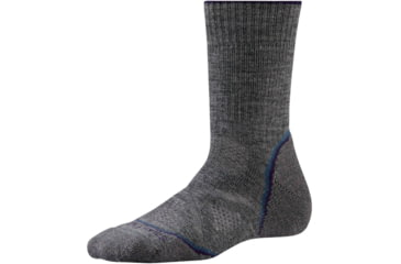Image of Smartwool PhD Outdoor Heavy Crew Sock - Women's-Medium Grey-Large