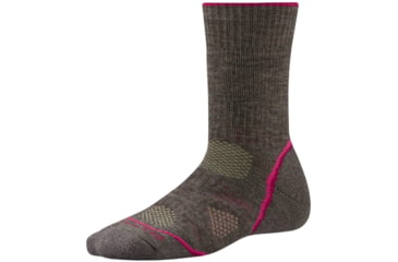Image of Smartwool PhD Outdoor Heavy Crew Sock - Women's-Taupe-Large