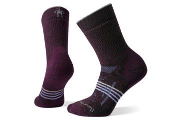 Image of Smartwool PhD Outdoor Heavy Crew Socks - Womens, Bordeaux, Small, SW001076590-S