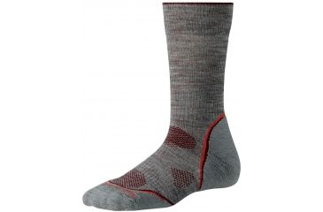 Image of Smartwool PhD Outdoor Light Crew 3 Pack Socks - Women's-Light Gray-Medium