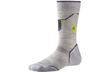 Image of Smartwool Phd Outdoor Light Crew Charley Harper Sock - Women's-Ash-Medium