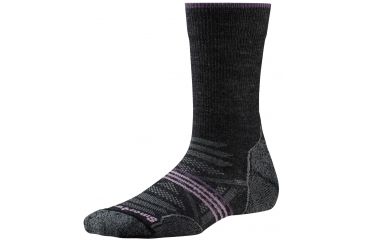 Image of Smartwool PhD Outdoor Light Crew - Women's, Charcoal, Small, SW001311003-S