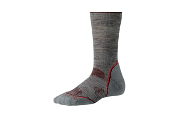 Image of Smartwool PhD Outdoor Light Crew Sock - Women's-Medium-Light Grey