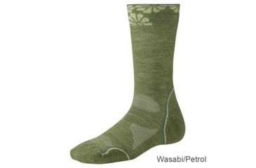 Image of Smartwool PhD Outdoor Light Crew Sock - Women's - Oatmeal/Melon M