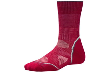 Image of Smartwool PhD Outdoor Light Crew Sock - Women's-Persian Red-Small