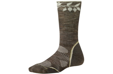 Image of Smartwool PhD Outdoor Light Crew Sock Clearance - Women's-Taupe-Medium