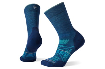 Image of Smartwool PhD Outdoor Light Crew Socks - Womens, Alpine Blue, Medium, SW001311B25-M