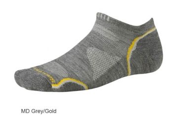 Image of Smartwool PhD Outdoor Light Micro Sock - Men's - Silver/Navy M