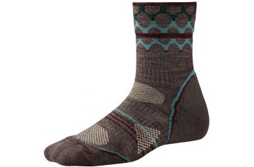 Image of PhD Outdoor Light Mid Crew Sock - Womens-Taupe-Small