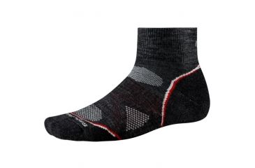 Image of Smartwool PhD Outdoor Light Mini Sock - Men's-Medium-Charcoal