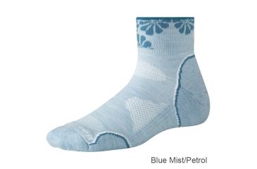 Image of Smartwool PhD Outdoor Light Mini Sock - Women's - Blue Petrol LClearance