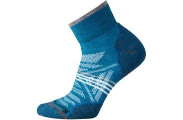 Image of Smartwool PhD Outdoor Light Mini Sock - Women's-Glacial Blue-Medium