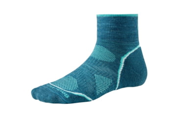 Image of Smartwool PhD Outdoor Light Mini Sock - Women's-Medium-Aegean Blue