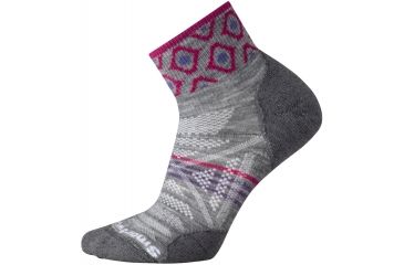 Image of Smartwool PhD Outdoor Light Mini Sock - Women's-Light Gray-Medium