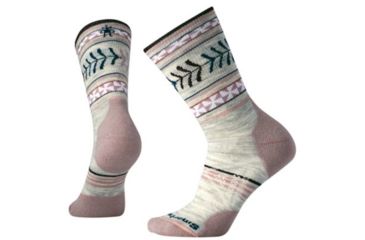 Image of Smartwool PhD Outdoor Light Pattern Crew Sock - Women's, Ash, Small SW000767069-S