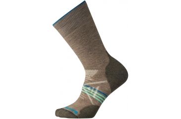 Image of Smartwool PhD Outdoor Medium Crew Sock - Women's-Fossil-Small