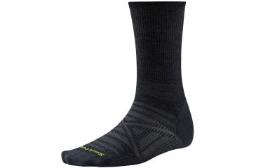 Image of Smartwool PhD Outdoor Ultra Light Crew Sock - Men's-Charcoal-X-Large