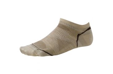 Image of Smartwool PhD Outdoor Ultra Light Micro Sock - Men's-Oatmeal-Large