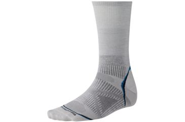 Image of Smartwool PHD Outdoor Ultralight Crew Sock - Men's-Silver-X-Large