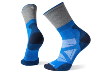 Image of Smartwool PhD Pro Approach Crew Socks, Deep Navy, Large, SW001038092-L