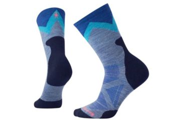 Image of Smartwool PhD Pro Approach Light Elite Crew Sock - Women's, Blue Steel, Medium SW001100474-M
