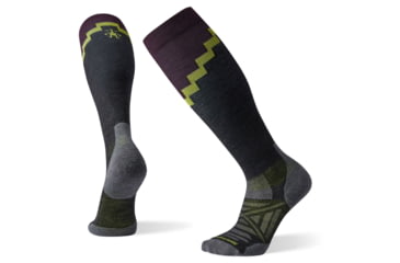 Image of Smartwool PhD Pro Mountaineer Socks, Charcoal, Medium, SW001095003-M