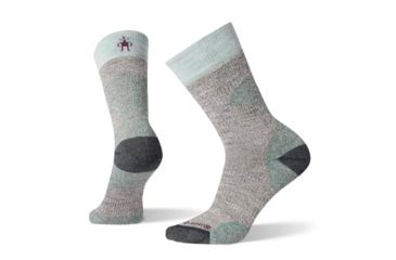 Image of Smartwool PhD Pro Outdoor Medium Crew Socks - Womens, Light Gray, Medium, SW001012039-M